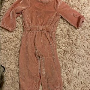 girls pink jumpsuit